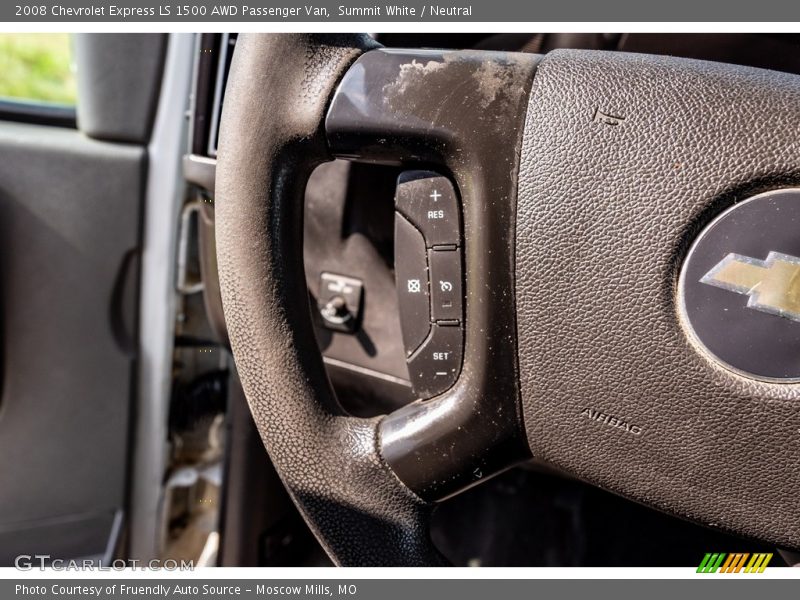 Summit White / Neutral 2008 Chevrolet Express LS 1500 AWD Passenger Van