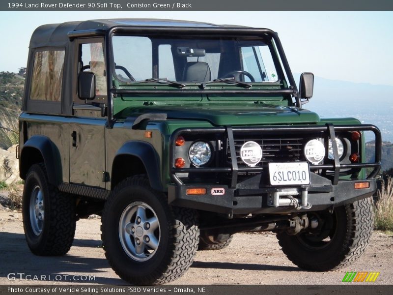 Front 3/4 View of 1994 Defender 90 Soft Top