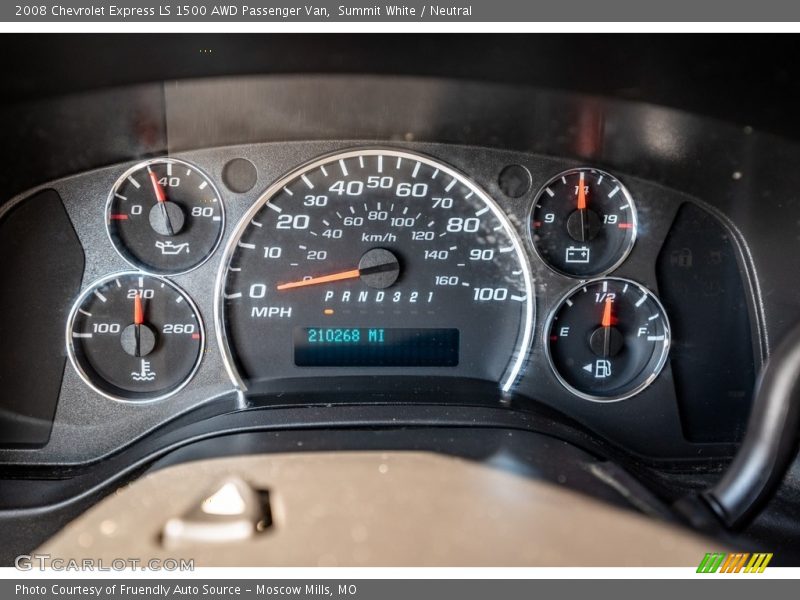 Summit White / Neutral 2008 Chevrolet Express LS 1500 AWD Passenger Van