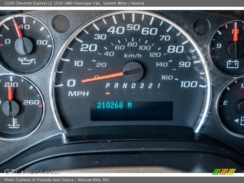 Summit White / Neutral 2008 Chevrolet Express LS 1500 AWD Passenger Van