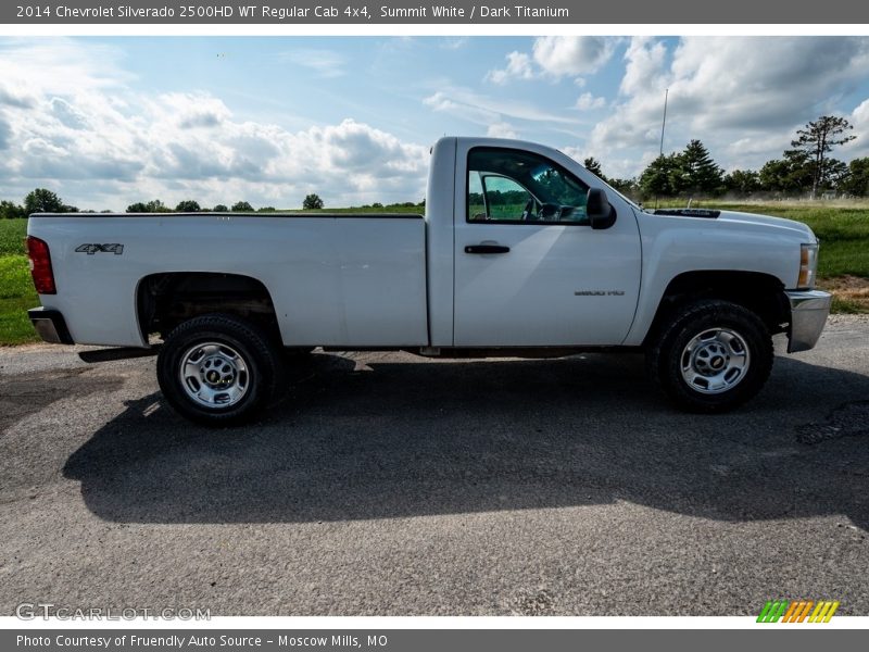 Summit White / Dark Titanium 2014 Chevrolet Silverado 2500HD WT Regular Cab 4x4