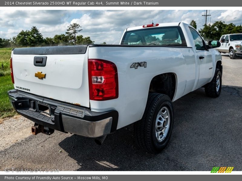 Summit White / Dark Titanium 2014 Chevrolet Silverado 2500HD WT Regular Cab 4x4