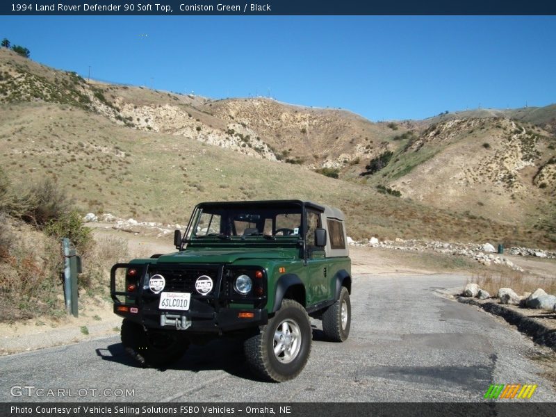 Coniston Green / Black 1994 Land Rover Defender 90 Soft Top
