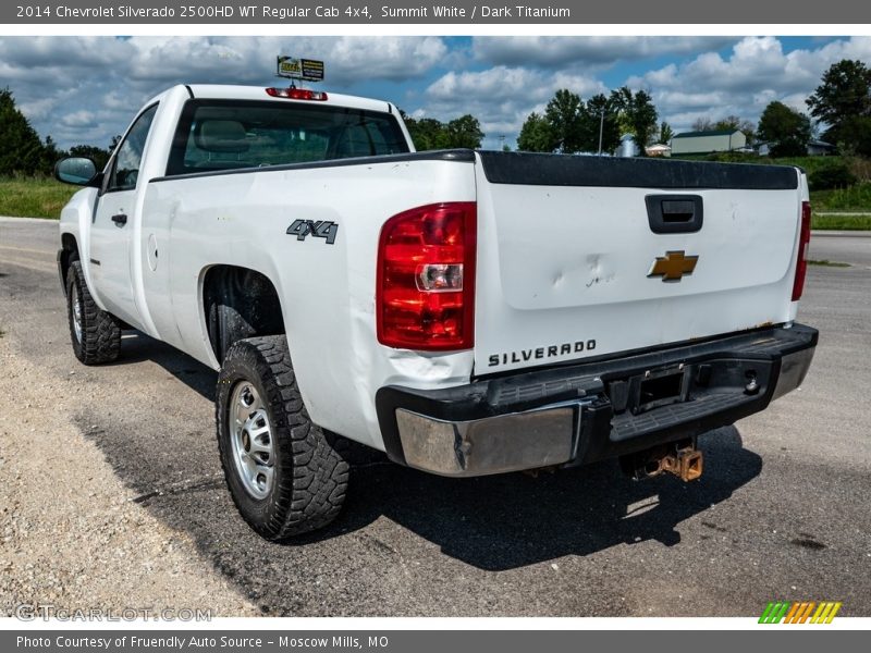 Summit White / Dark Titanium 2014 Chevrolet Silverado 2500HD WT Regular Cab 4x4