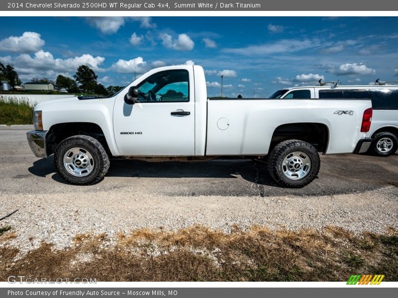Summit White / Dark Titanium 2014 Chevrolet Silverado 2500HD WT Regular Cab 4x4