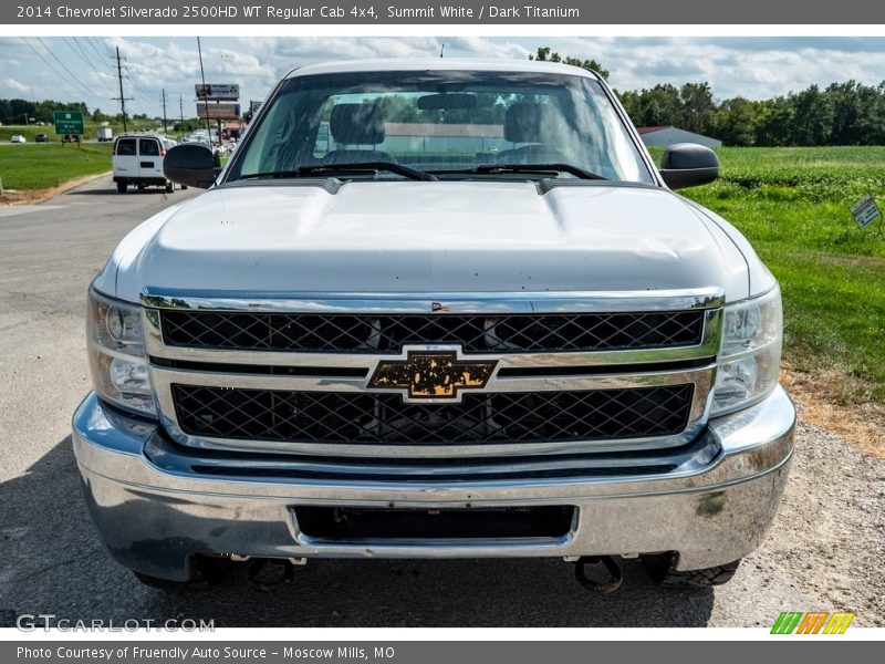 Summit White / Dark Titanium 2014 Chevrolet Silverado 2500HD WT Regular Cab 4x4