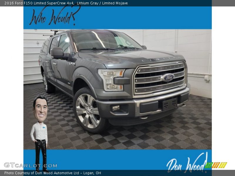 Lithium Gray / Limited Mojave 2016 Ford F150 Limited SuperCrew 4x4