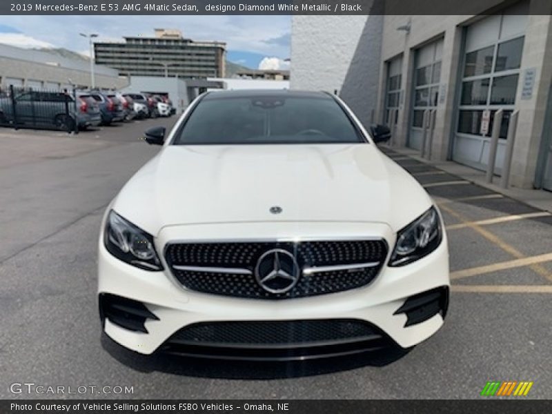 designo Diamond White Metallic / Black 2019 Mercedes-Benz E 53 AMG 4Matic Sedan