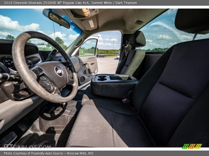Summit White / Dark Titanium 2014 Chevrolet Silverado 2500HD WT Regular Cab 4x4