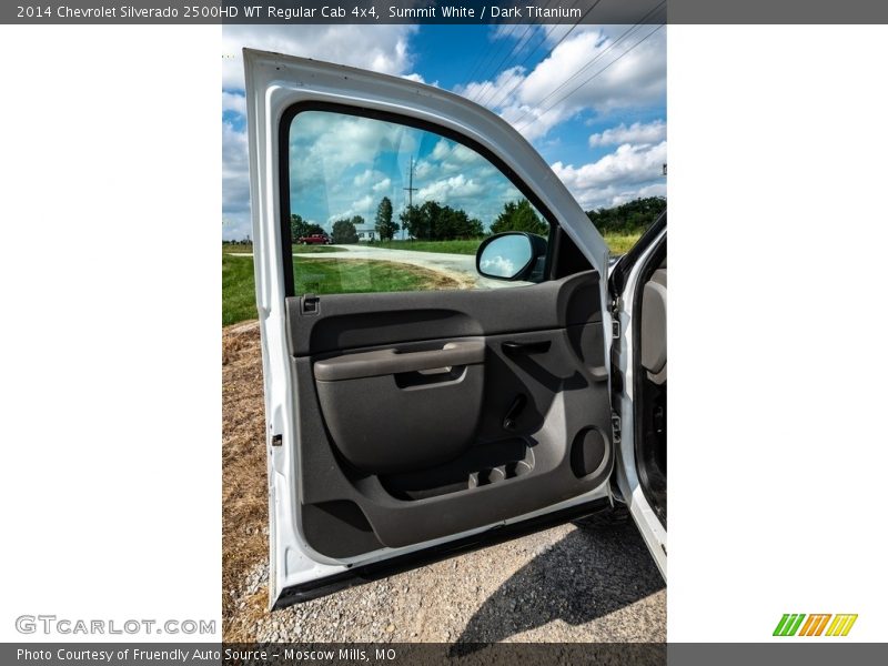 Summit White / Dark Titanium 2014 Chevrolet Silverado 2500HD WT Regular Cab 4x4