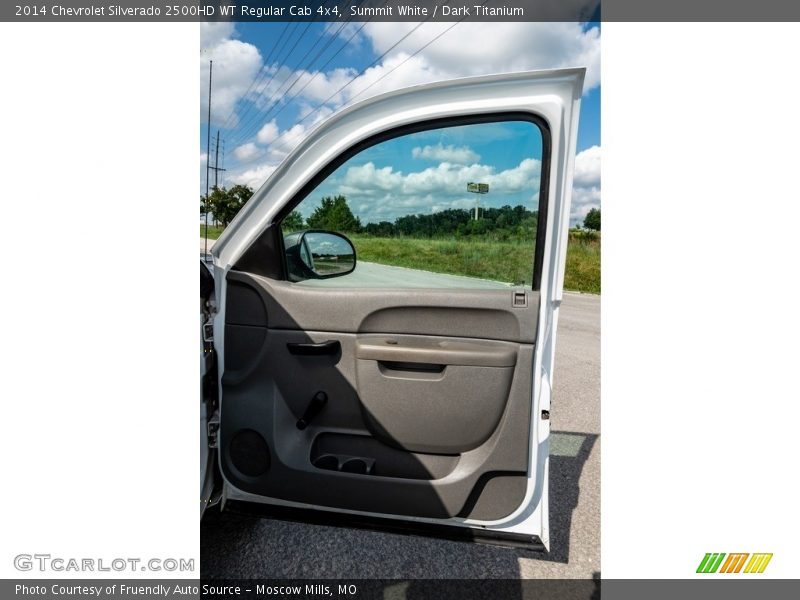 Summit White / Dark Titanium 2014 Chevrolet Silverado 2500HD WT Regular Cab 4x4