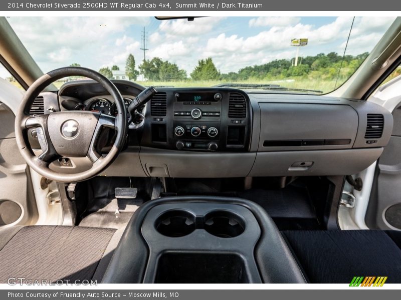 Summit White / Dark Titanium 2014 Chevrolet Silverado 2500HD WT Regular Cab 4x4
