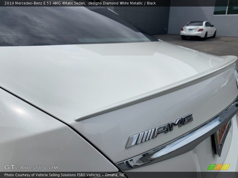 designo Diamond White Metallic / Black 2019 Mercedes-Benz E 53 AMG 4Matic Sedan