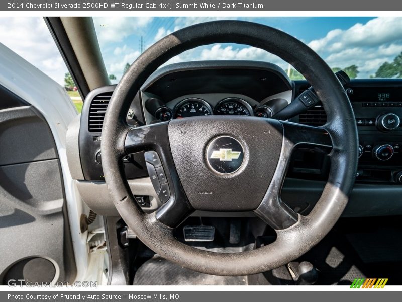 Summit White / Dark Titanium 2014 Chevrolet Silverado 2500HD WT Regular Cab 4x4