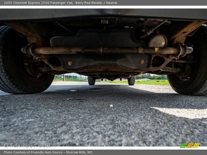 Berry Red Metallic / Neutral 2003 Chevrolet Express 2500 Passenger Van