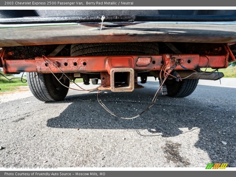 Berry Red Metallic / Neutral 2003 Chevrolet Express 2500 Passenger Van