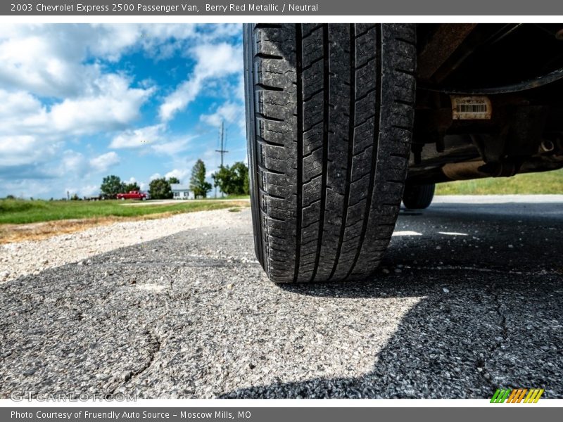Berry Red Metallic / Neutral 2003 Chevrolet Express 2500 Passenger Van