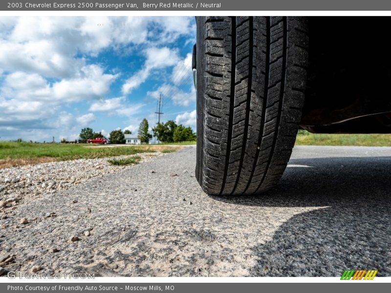 Berry Red Metallic / Neutral 2003 Chevrolet Express 2500 Passenger Van