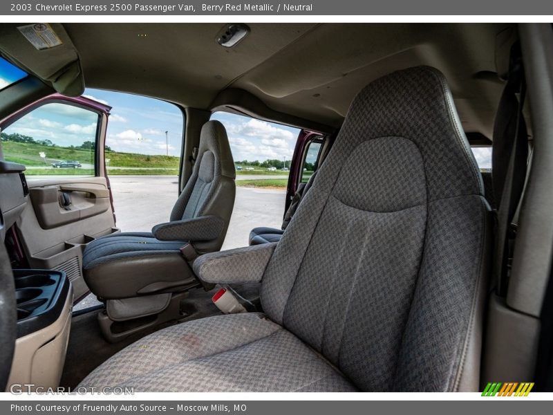 Berry Red Metallic / Neutral 2003 Chevrolet Express 2500 Passenger Van