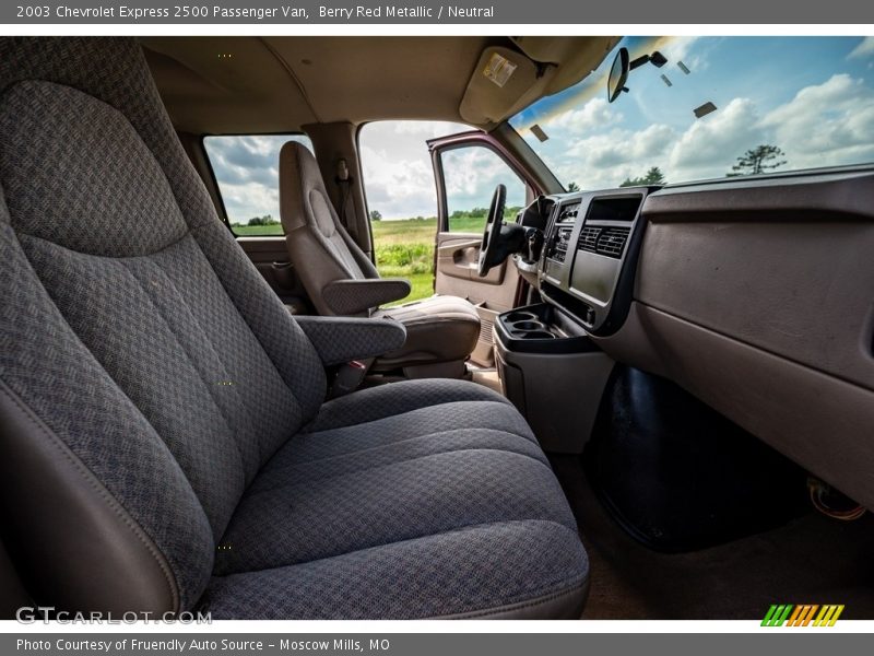 Front Seat of 2003 Express 2500 Passenger Van
