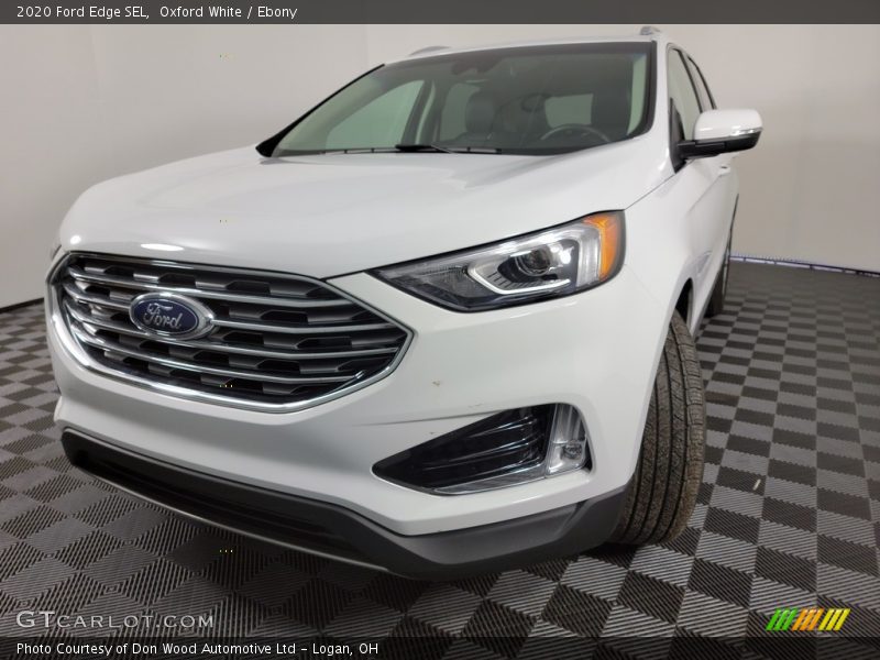 Oxford White / Ebony 2020 Ford Edge SEL