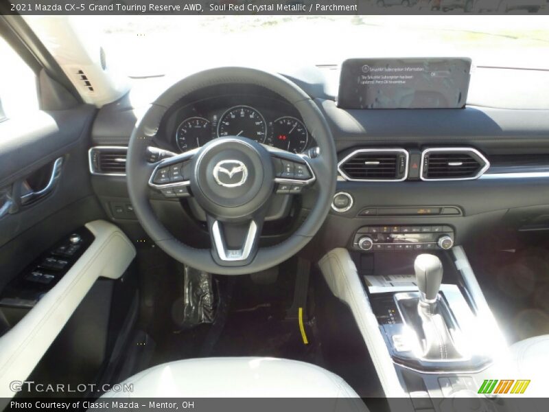 Soul Red Crystal Metallic / Parchment 2021 Mazda CX-5 Grand Touring Reserve AWD