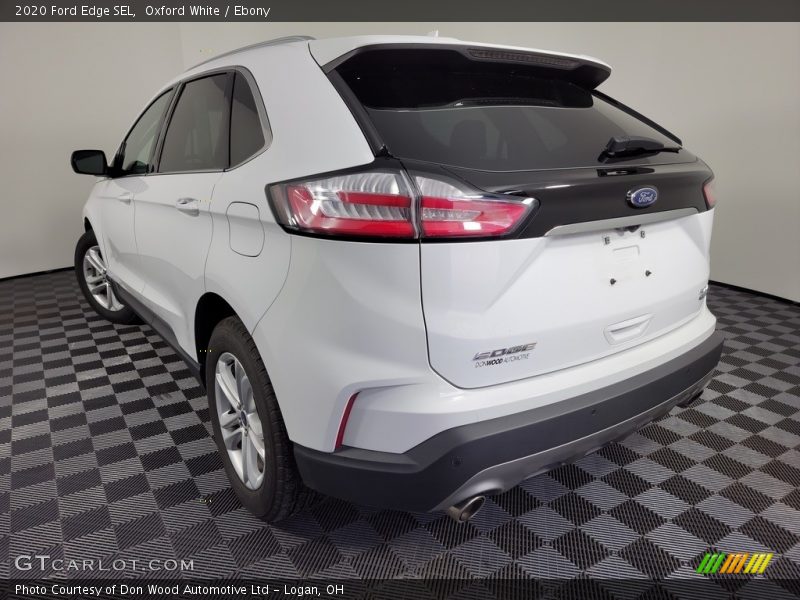 Oxford White / Ebony 2020 Ford Edge SEL