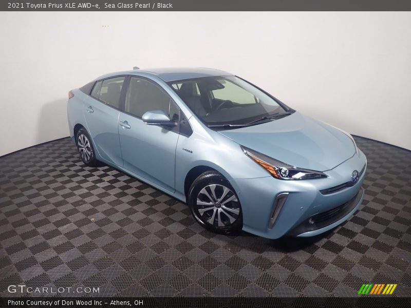 Sea Glass Pearl / Black 2021 Toyota Prius XLE AWD-e