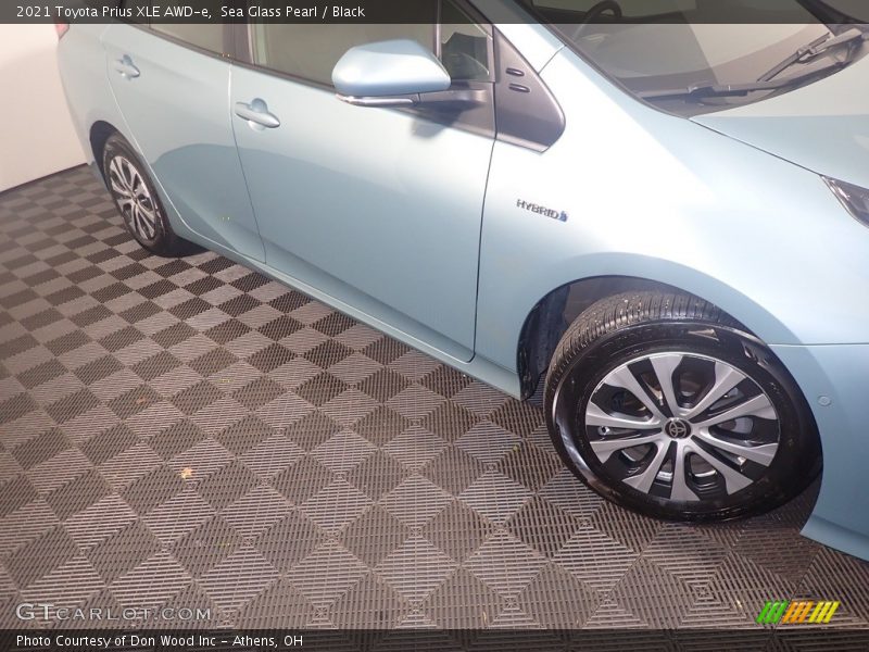 Sea Glass Pearl / Black 2021 Toyota Prius XLE AWD-e