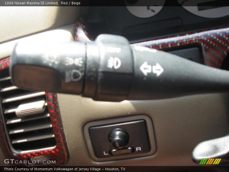 Red / Beige 1999 Nissan Maxima SE Limited