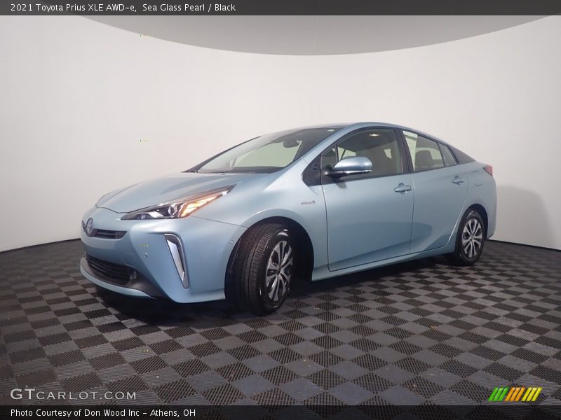 Sea Glass Pearl / Black 2021 Toyota Prius XLE AWD-e