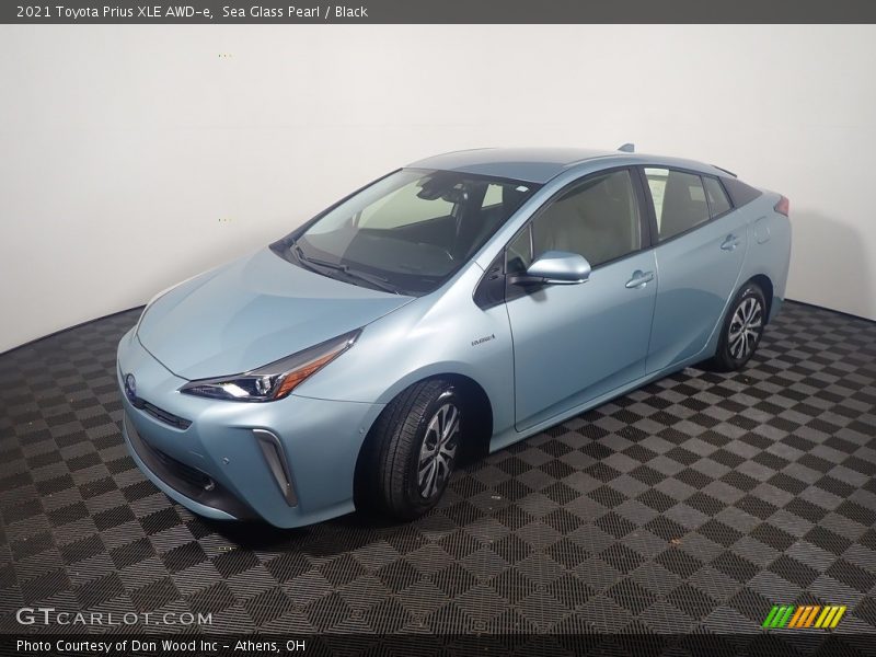 Sea Glass Pearl / Black 2021 Toyota Prius XLE AWD-e