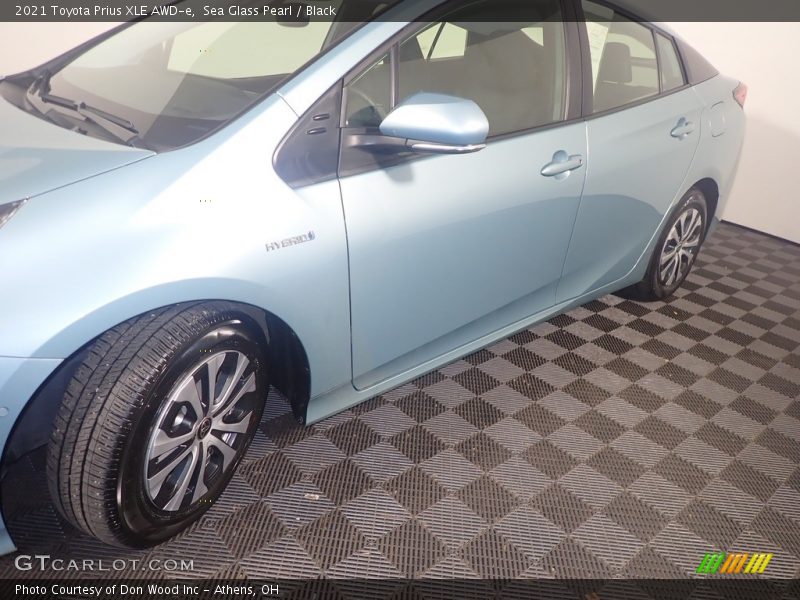 Sea Glass Pearl / Black 2021 Toyota Prius XLE AWD-e