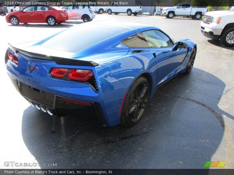 Laguna Blue Metallic / Jet Black 2016 Chevrolet Corvette Stingray Coupe