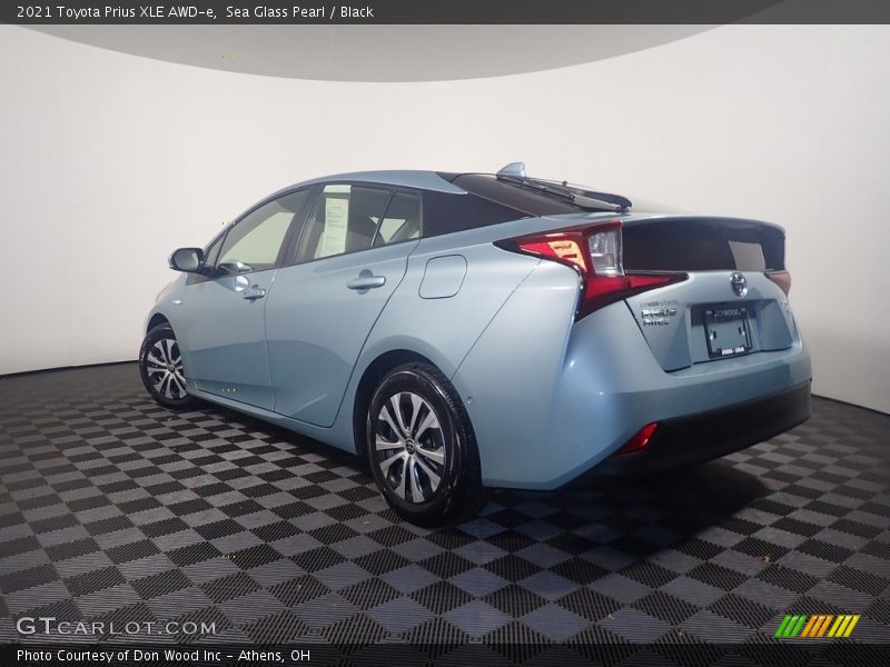 Sea Glass Pearl / Black 2021 Toyota Prius XLE AWD-e