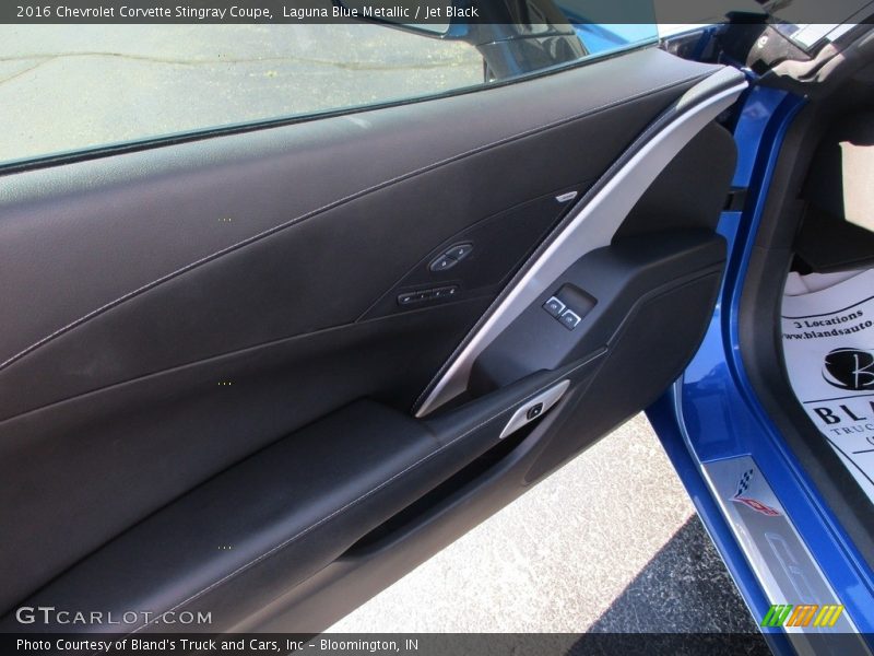 Laguna Blue Metallic / Jet Black 2016 Chevrolet Corvette Stingray Coupe