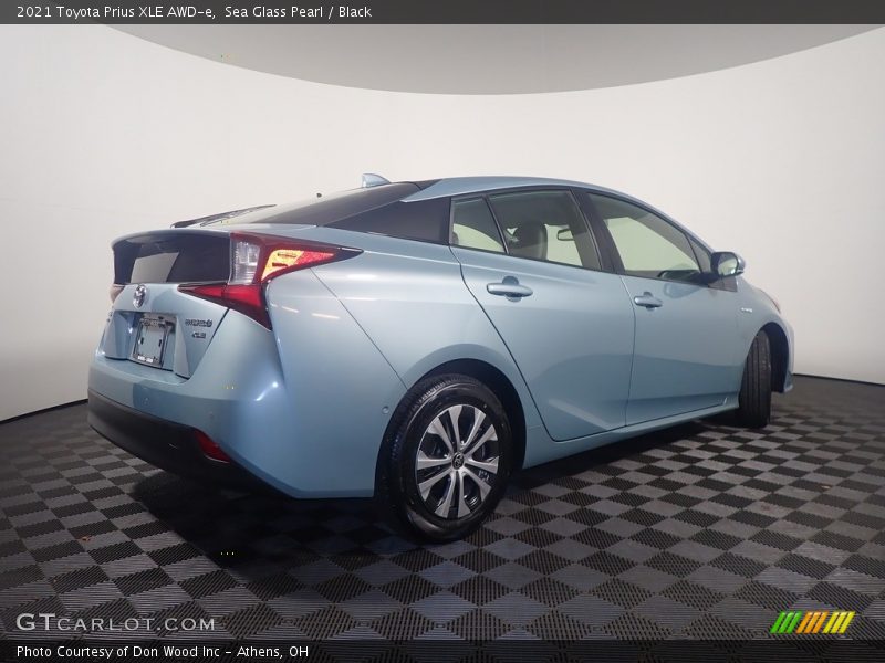 Sea Glass Pearl / Black 2021 Toyota Prius XLE AWD-e