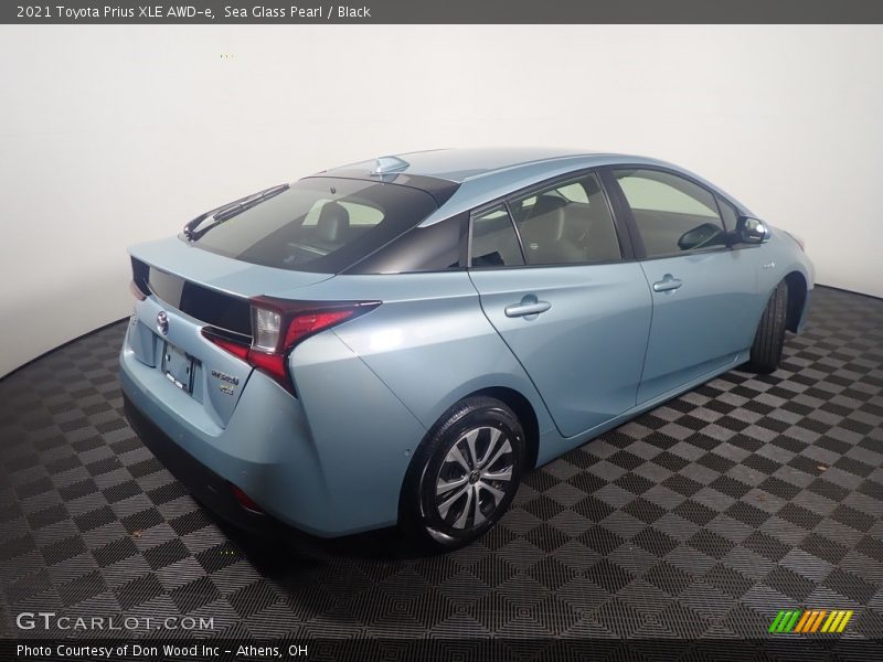 Sea Glass Pearl / Black 2021 Toyota Prius XLE AWD-e