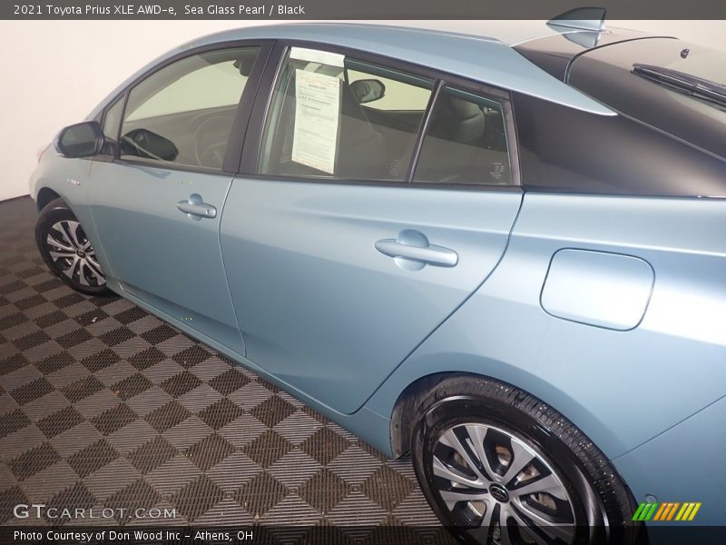 Sea Glass Pearl / Black 2021 Toyota Prius XLE AWD-e