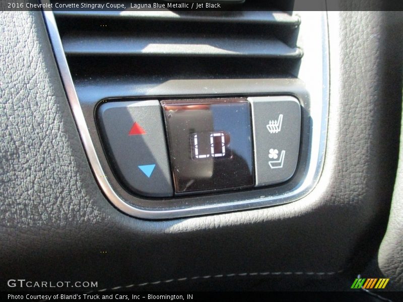 Laguna Blue Metallic / Jet Black 2016 Chevrolet Corvette Stingray Coupe