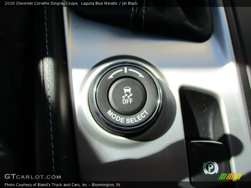 Laguna Blue Metallic / Jet Black 2016 Chevrolet Corvette Stingray Coupe