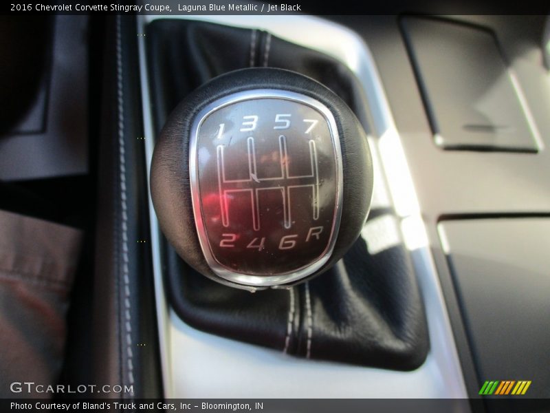 Laguna Blue Metallic / Jet Black 2016 Chevrolet Corvette Stingray Coupe
