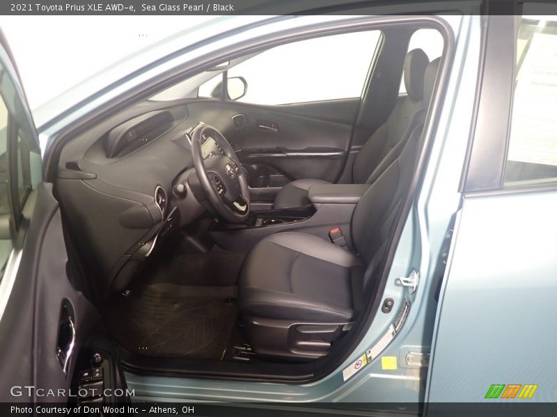 Sea Glass Pearl / Black 2021 Toyota Prius XLE AWD-e