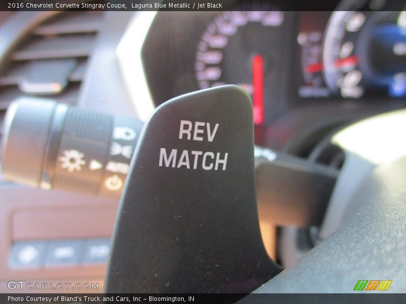 Laguna Blue Metallic / Jet Black 2016 Chevrolet Corvette Stingray Coupe
