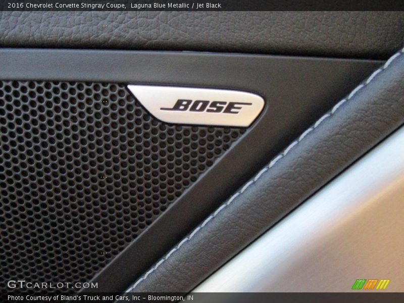 Laguna Blue Metallic / Jet Black 2016 Chevrolet Corvette Stingray Coupe
