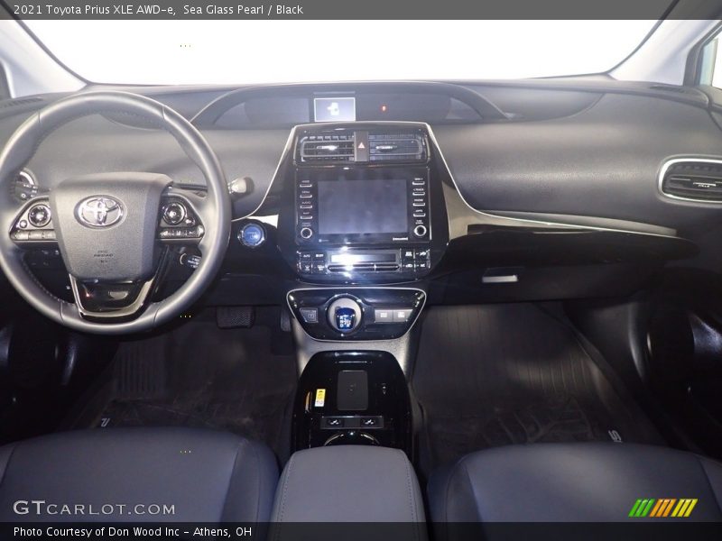 Sea Glass Pearl / Black 2021 Toyota Prius XLE AWD-e