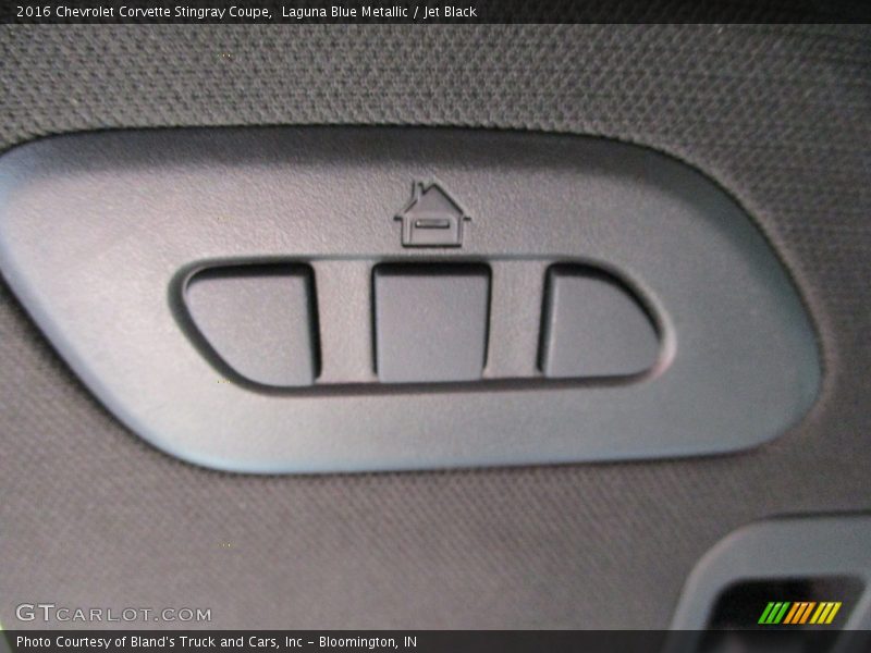 Laguna Blue Metallic / Jet Black 2016 Chevrolet Corvette Stingray Coupe
