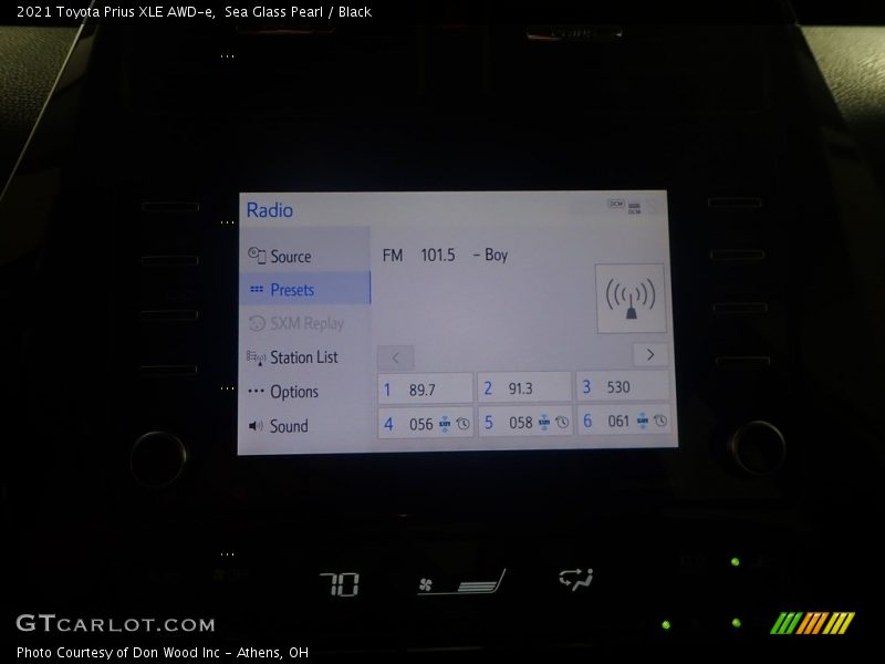 Sea Glass Pearl / Black 2021 Toyota Prius XLE AWD-e