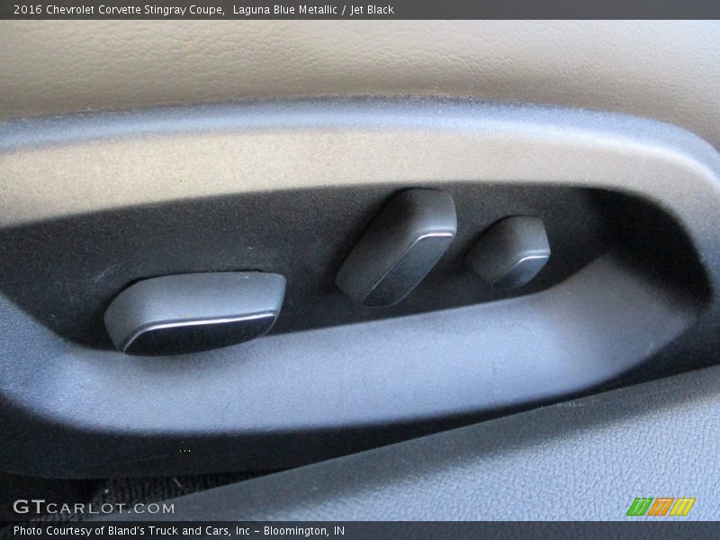 Laguna Blue Metallic / Jet Black 2016 Chevrolet Corvette Stingray Coupe