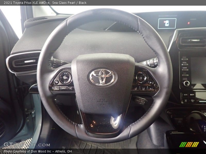 Sea Glass Pearl / Black 2021 Toyota Prius XLE AWD-e